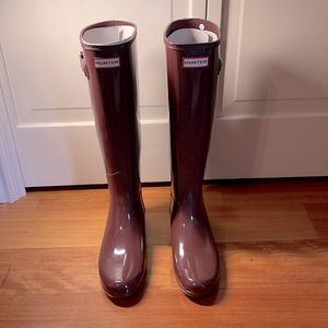 New in Box Hunter Wellington Boot Size 8